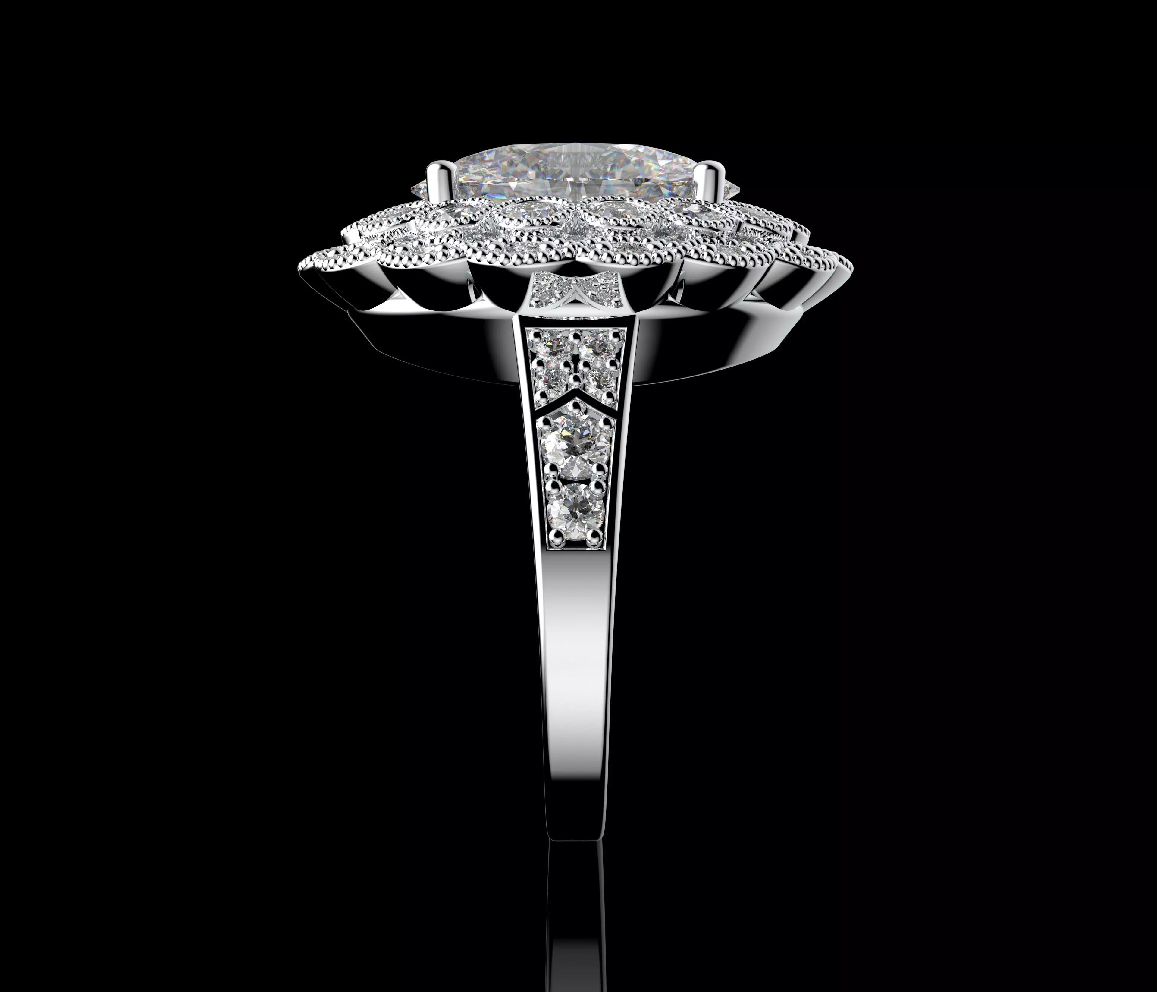 Gold N1570 3D print model_3