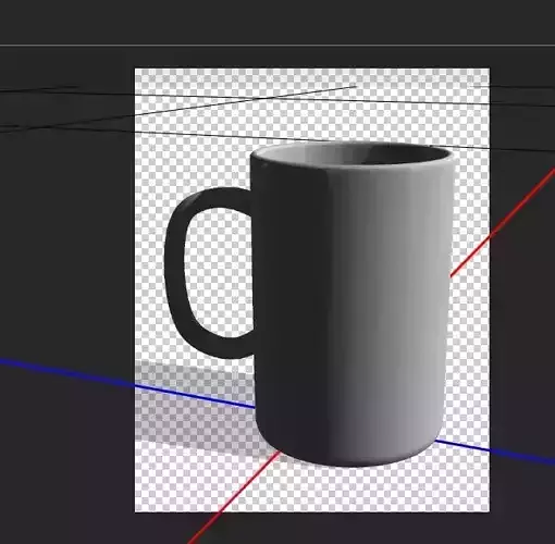 cup 3d model 
