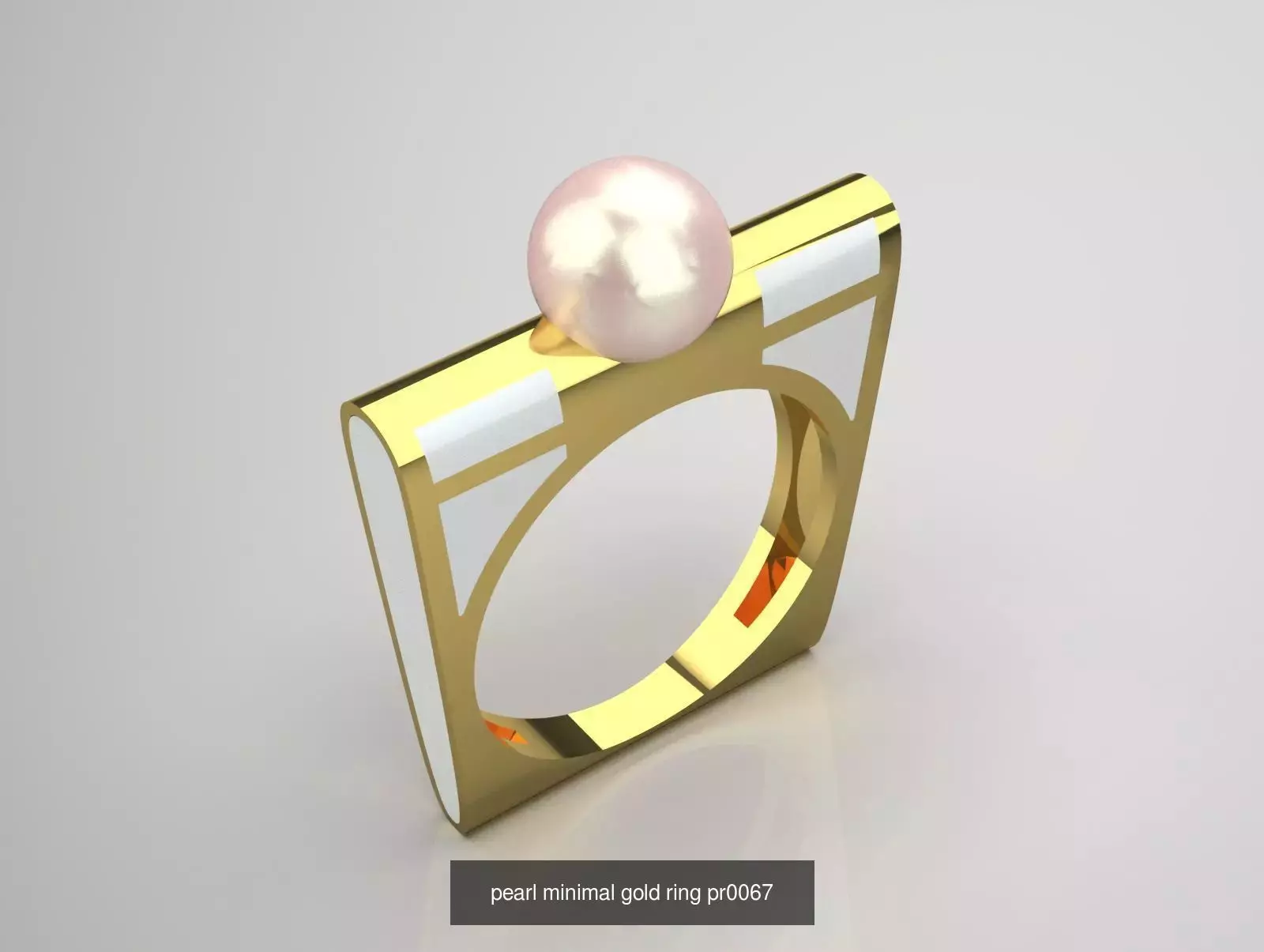 The Ocean Luster STL 3D pearl Ring Collection _5