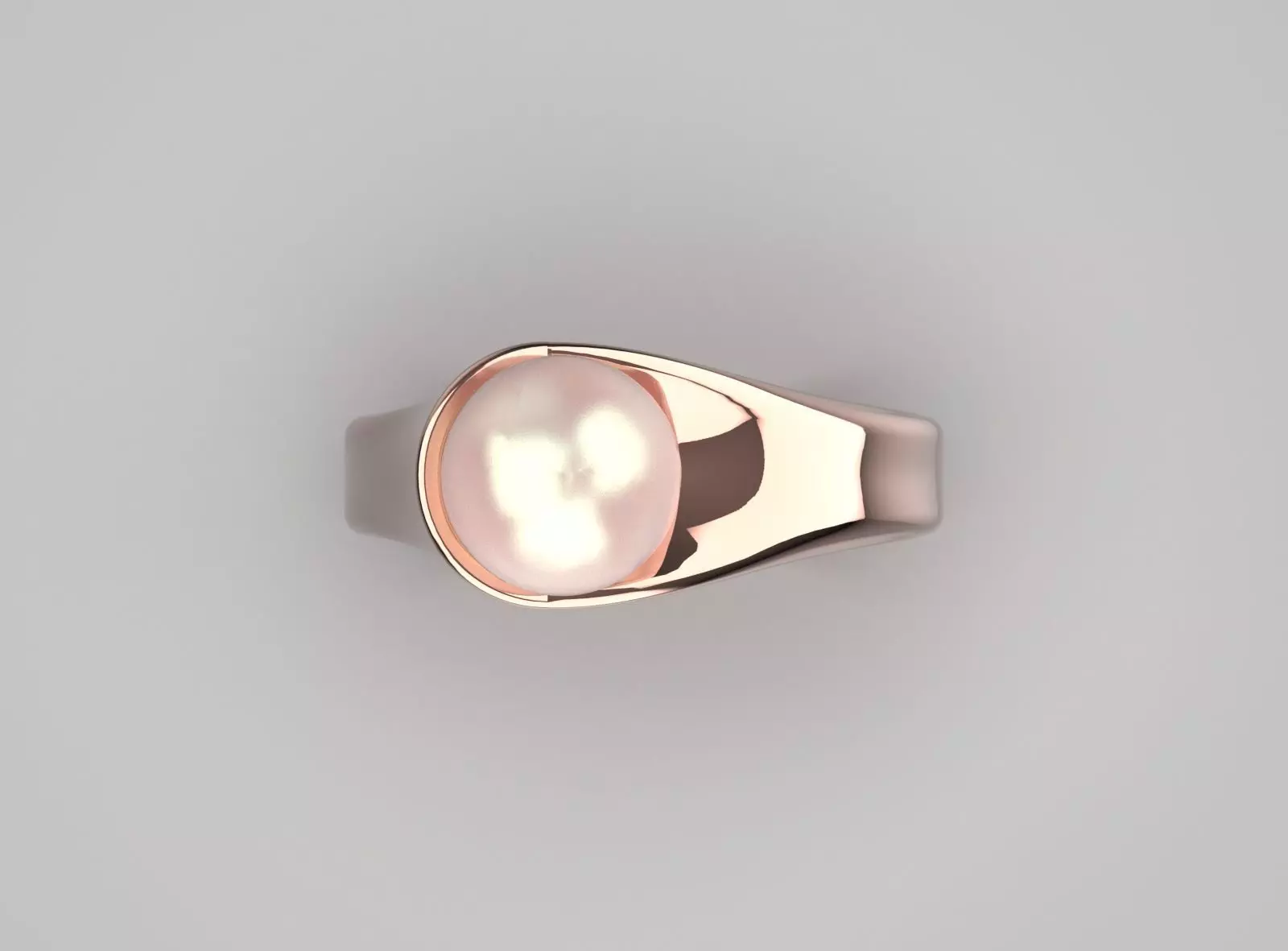 The Ocean Luster STL 3D pearl Ring Collection _11