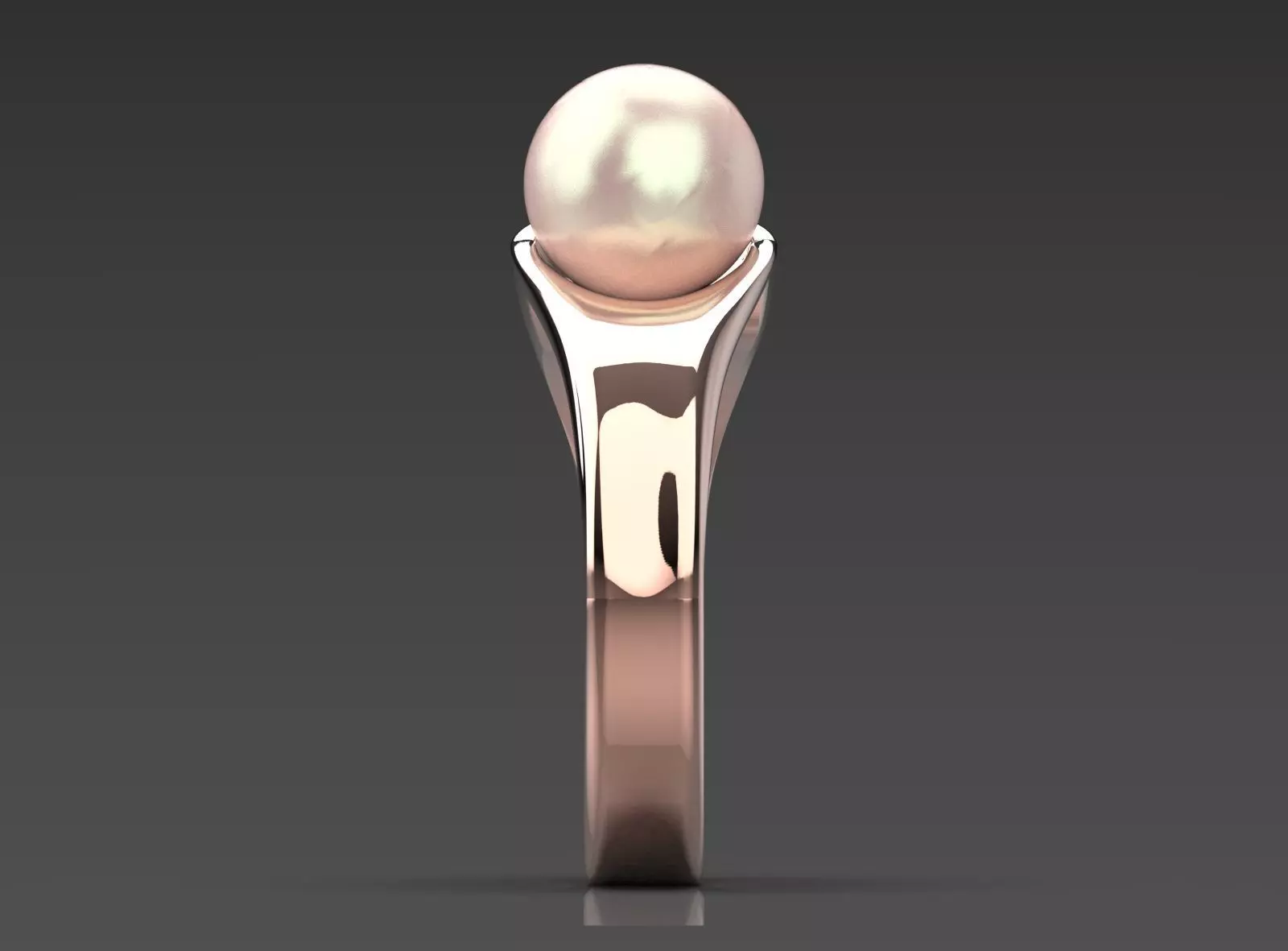 The Ocean Luster STL 3D pearl Ring Collection _10