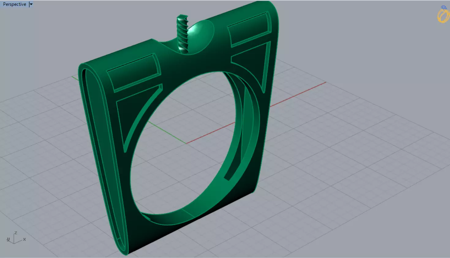 The Ocean Luster STL 3D pearl Ring Collection _19