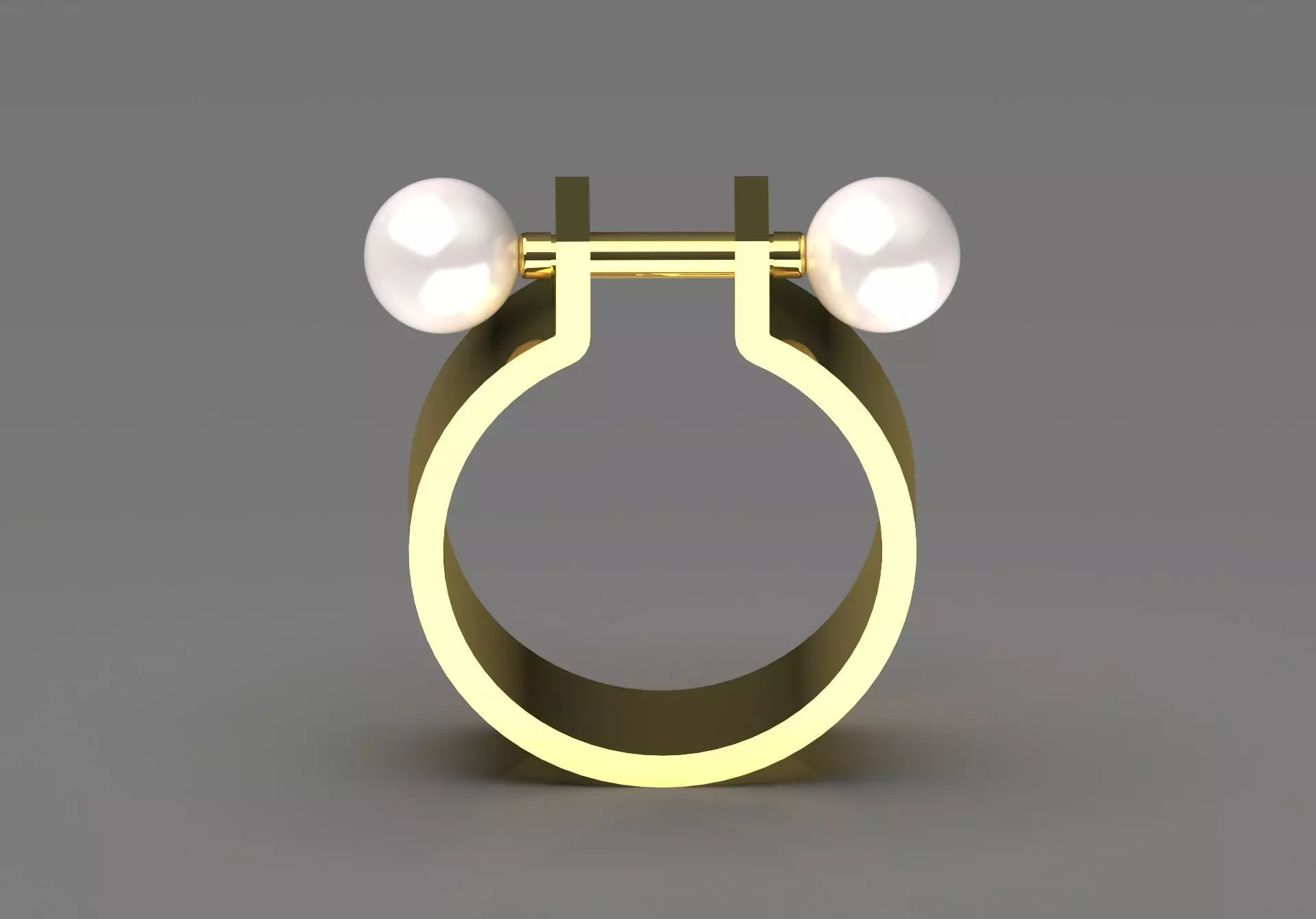 The Ocean Luster STL 3D pearl Ring Collection _43