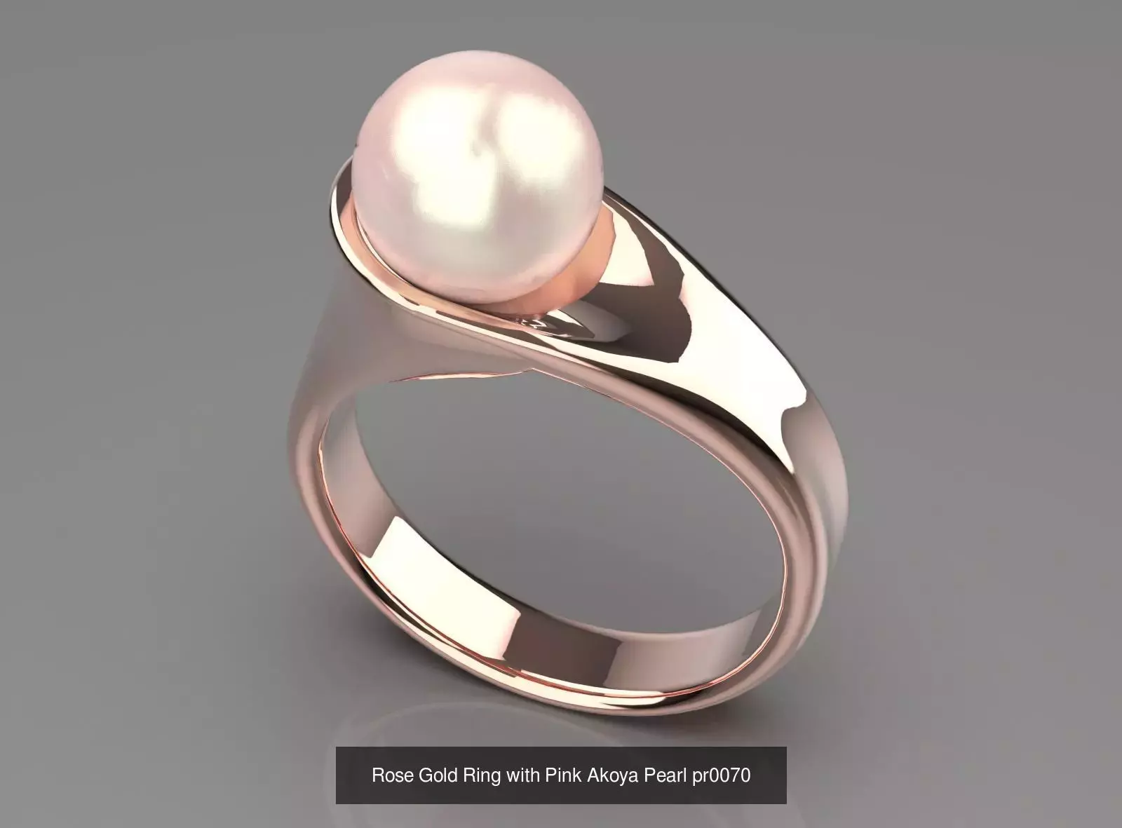 The Ocean Luster STL 3D pearl Ring Collection _6