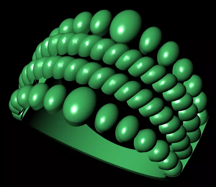 Rings 3D print model_2