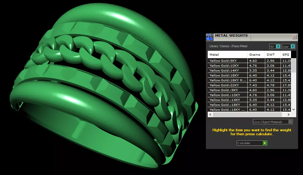 Rings 3D print model_3