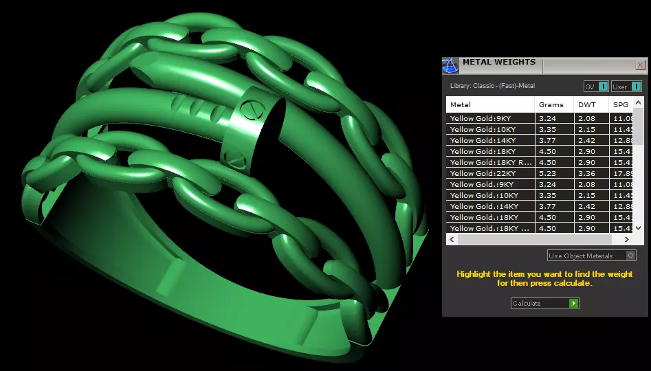 Rings 3D print model_3