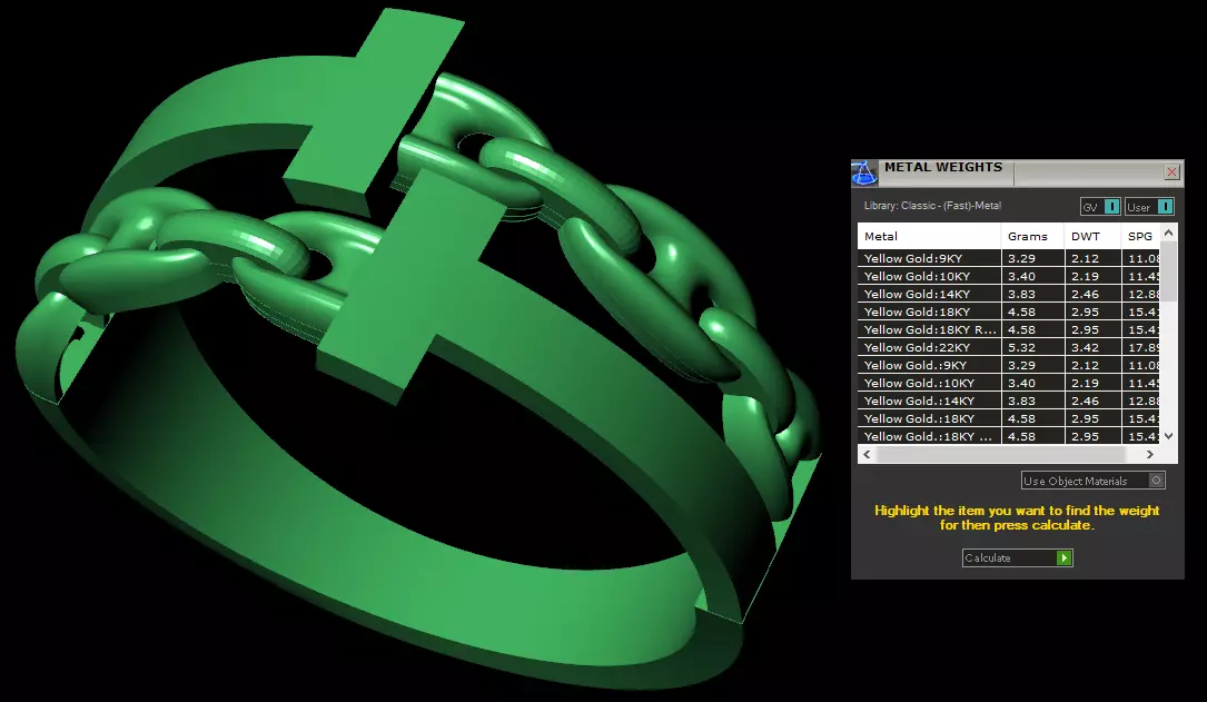 Rings 3D print model_3