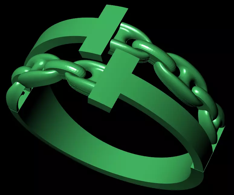 Rings 3D print model_2