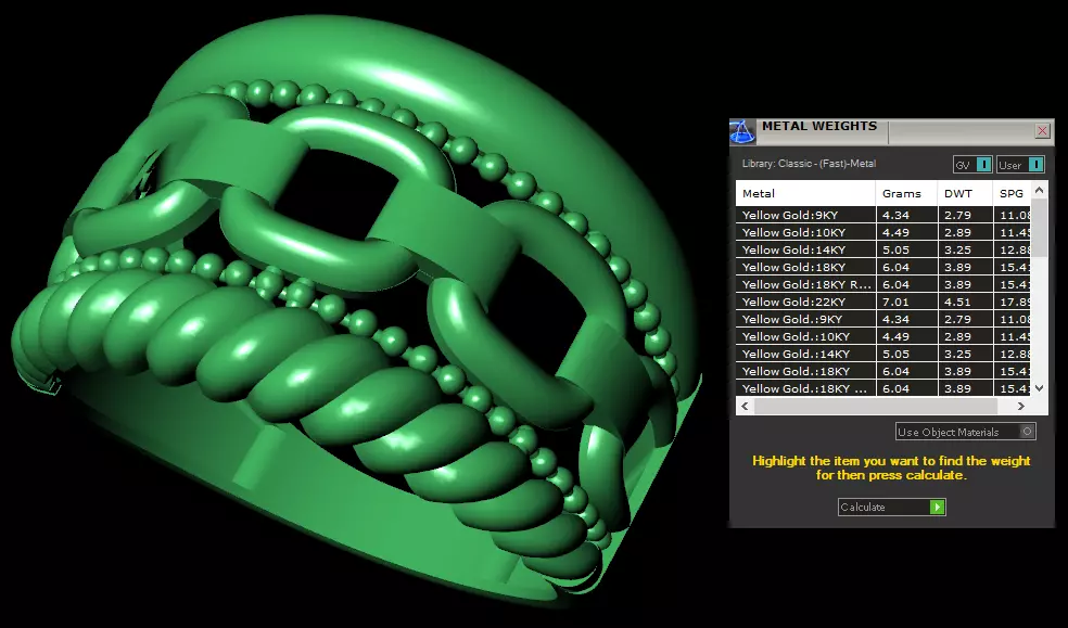 Rings 3D print model_3