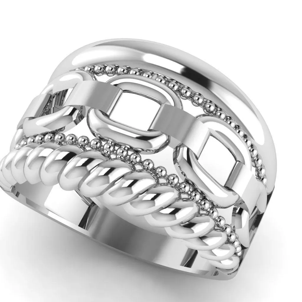 Rings 3D print model_1