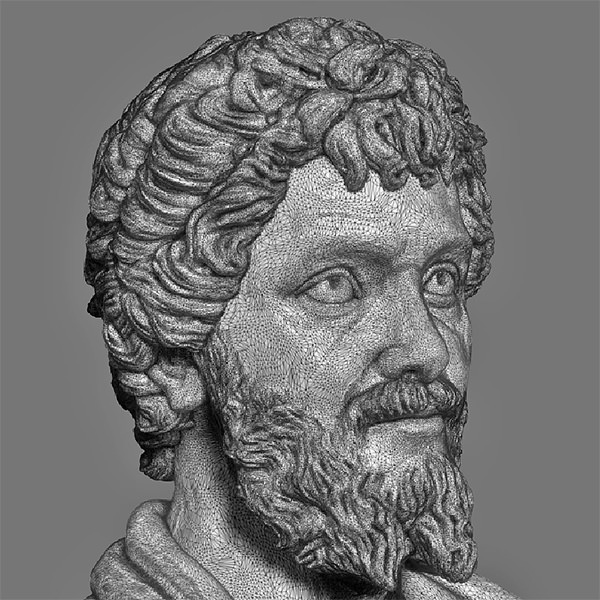 Printable bust of Septimius Severus Emperor 3D print model_7