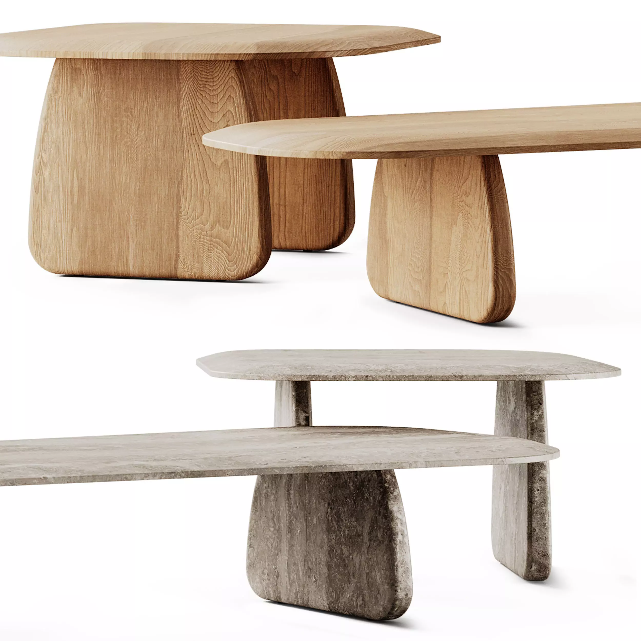 Pirita Kave Home Coffee Tables 3D model_2