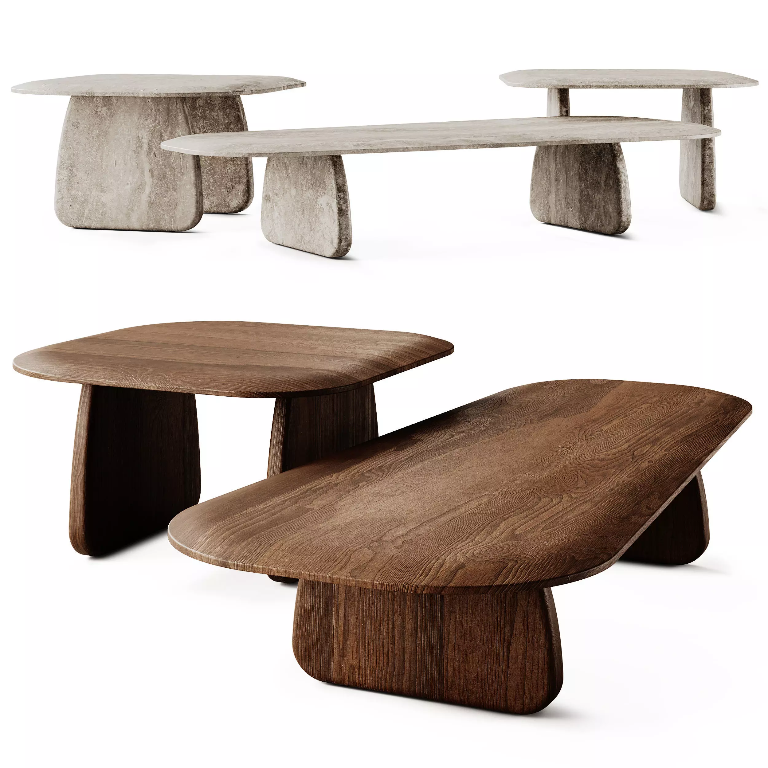 Pirita Kave Home Coffee Tables 3D model_3