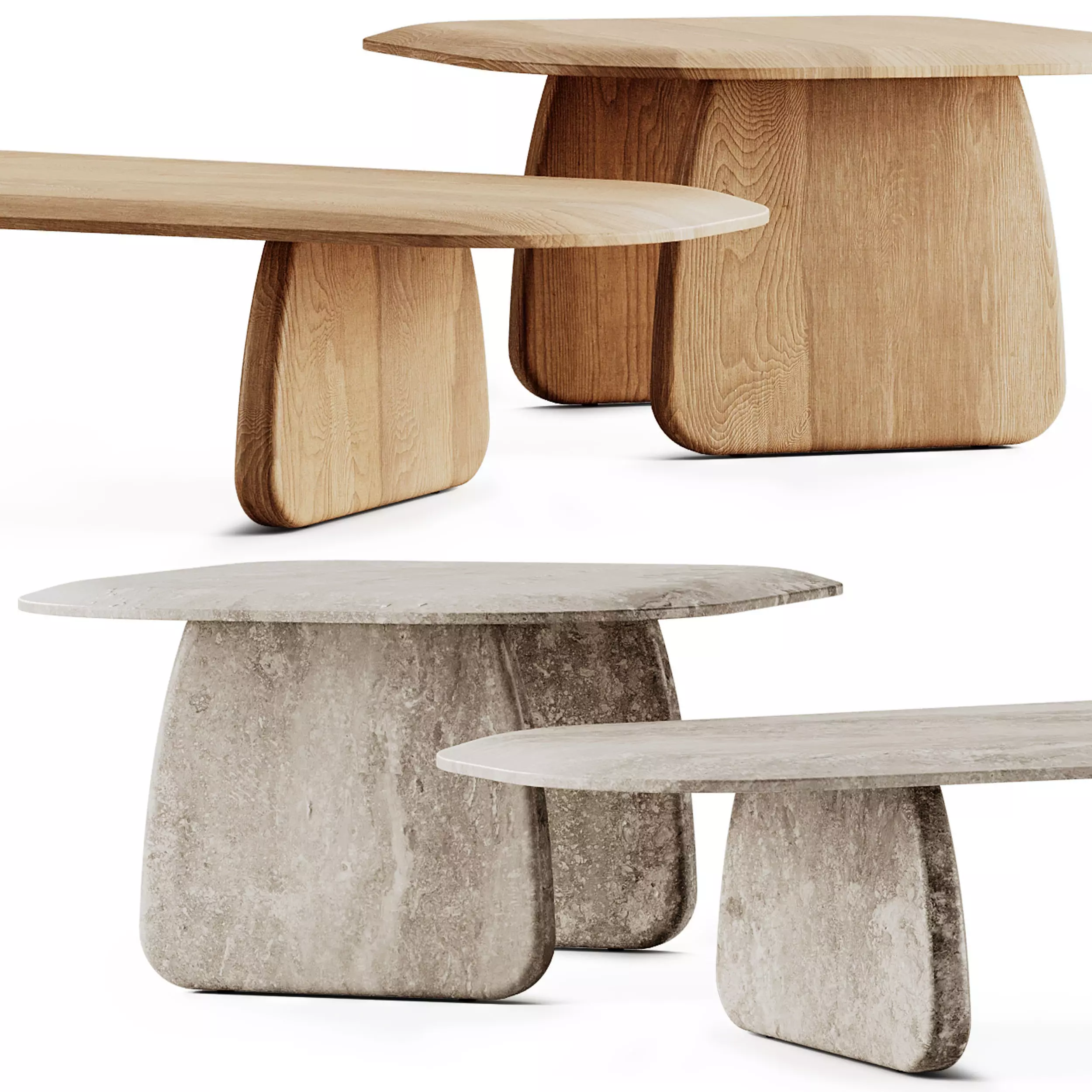 Pirita Kave Home Coffee Tables 3D model_4