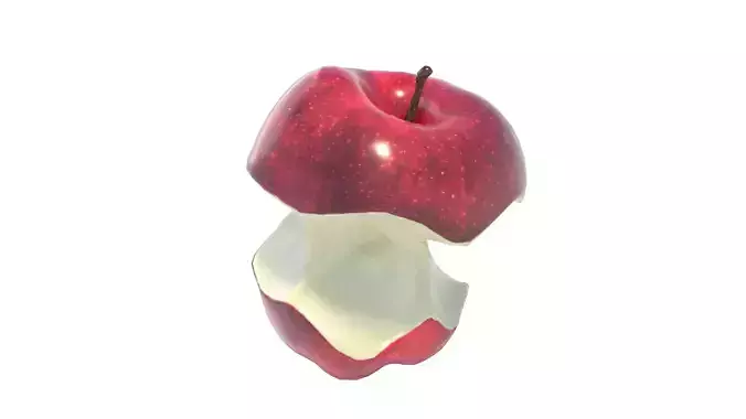 apple half