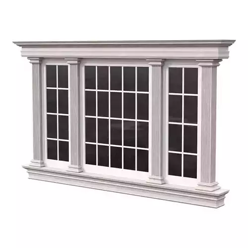 Architectural Classic Window 3D Model 18