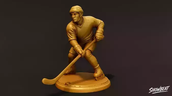 Golden Hockey Statue