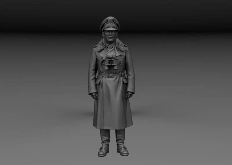 WW2 - MARISCAL CAMPO ALEMAN KIETEL - DOS VERSIONES 3D print model_0