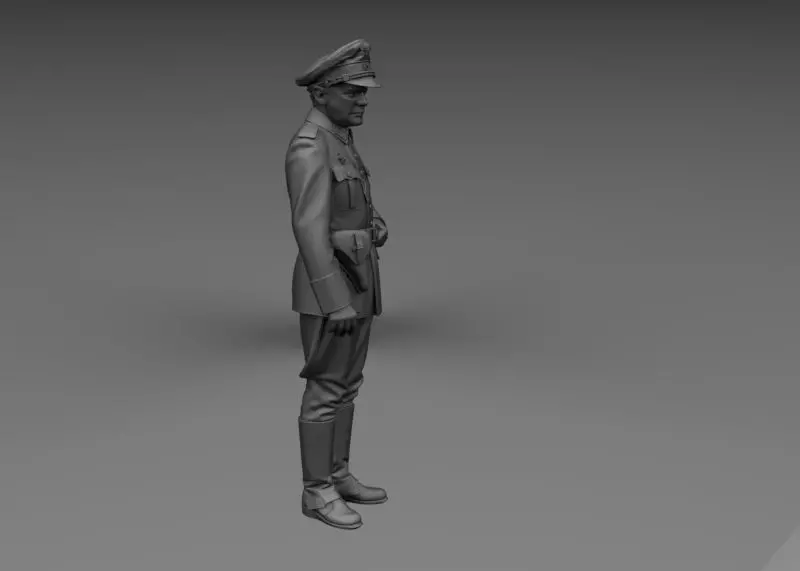 WW2 - MARISCAL CAMPO ALEMAN KIETEL - DOS VERSIONES 3D print model_3
