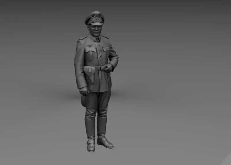 WW2 - MARISCAL CAMPO ALEMAN KIETEL - DOS VERSIONES 3D print model_2