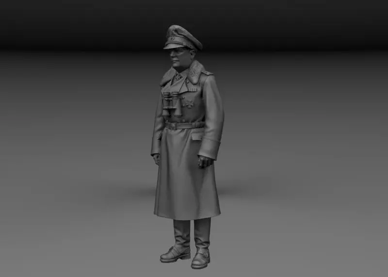 WW2 - MARISCAL CAMPO ALEMAN KIETEL - DOS VERSIONES 3D print model_1
