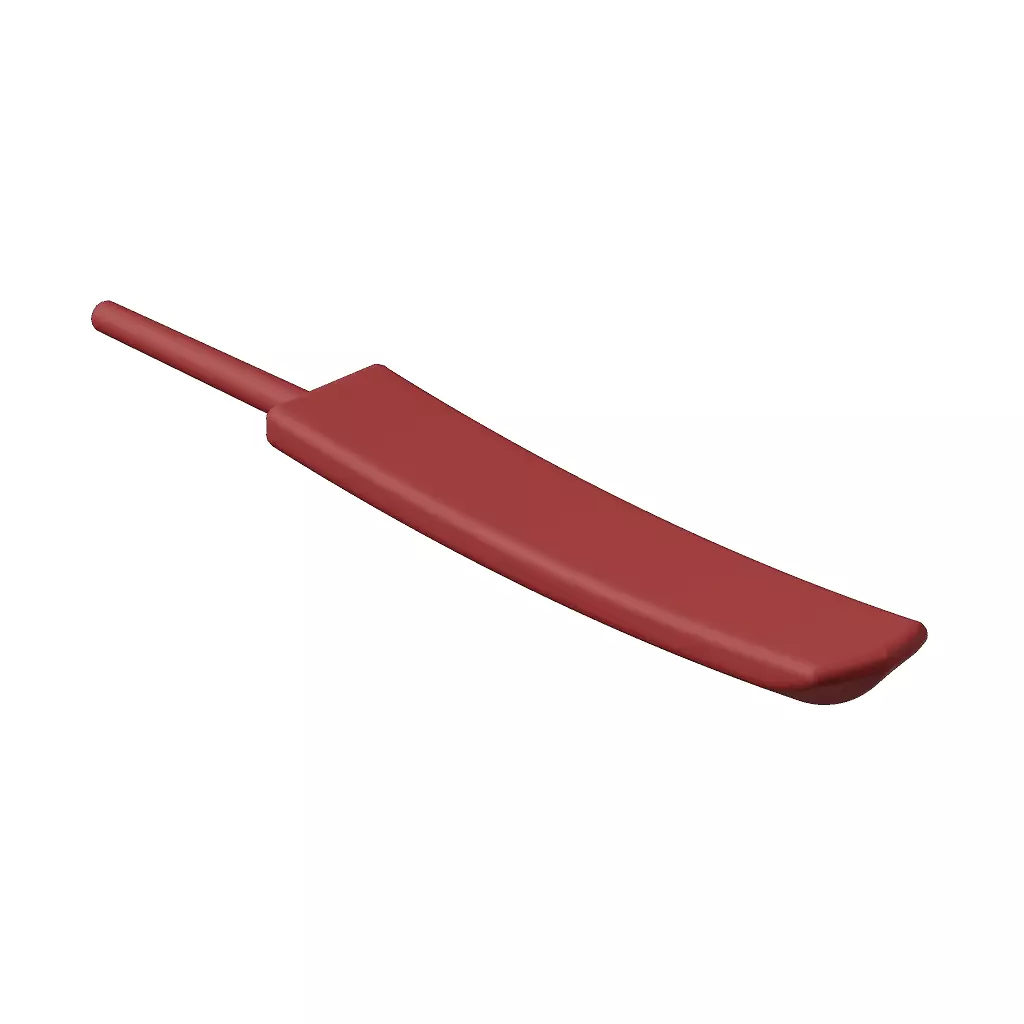Plastic Cricket Bat Toy 3D model_1