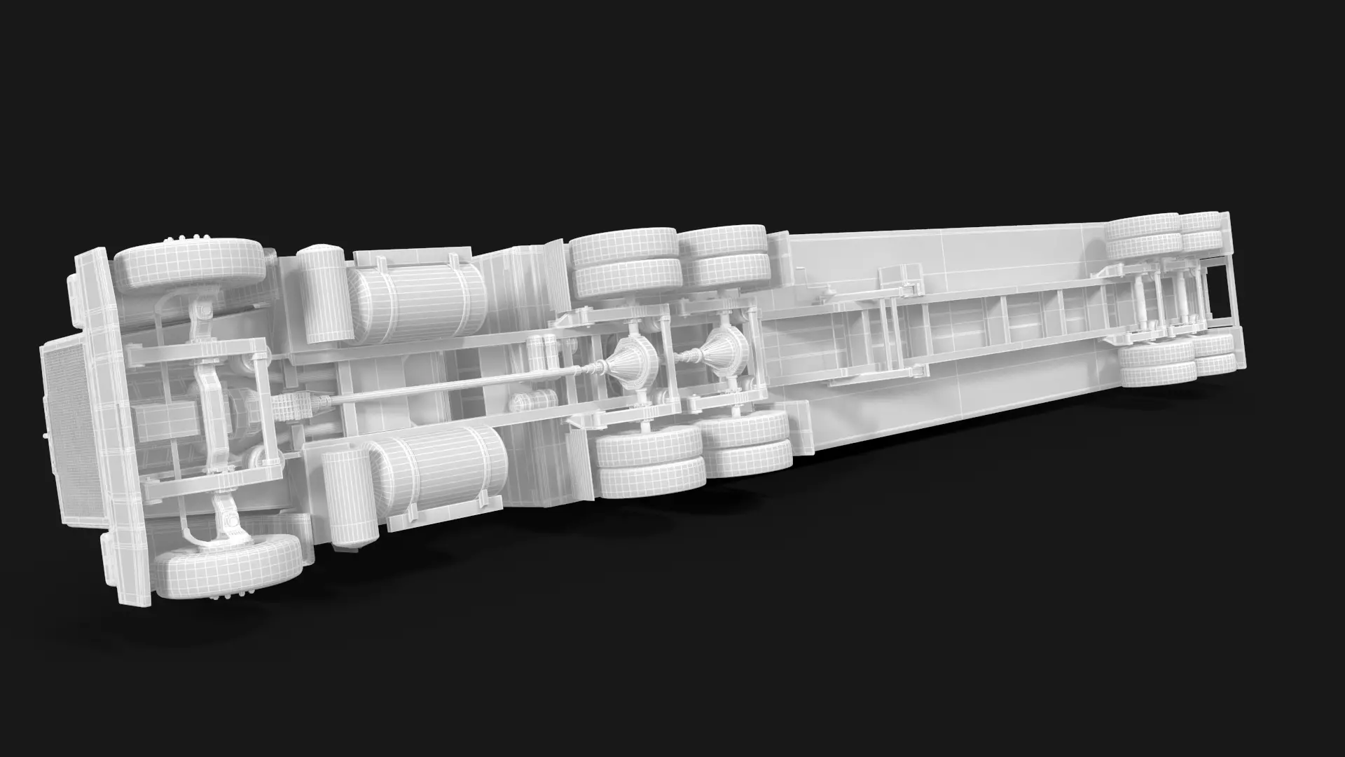 Super-Liner 1993 Box Trailer 3D model_11