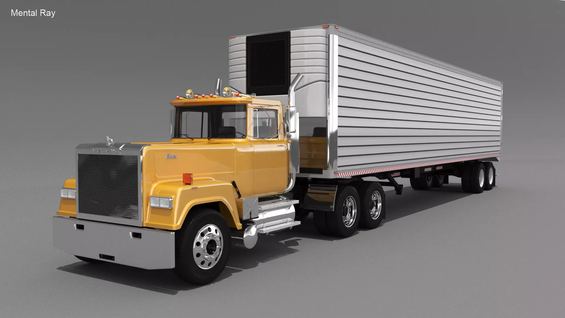 Super-Liner 1993 Box Trailer 3D model_6