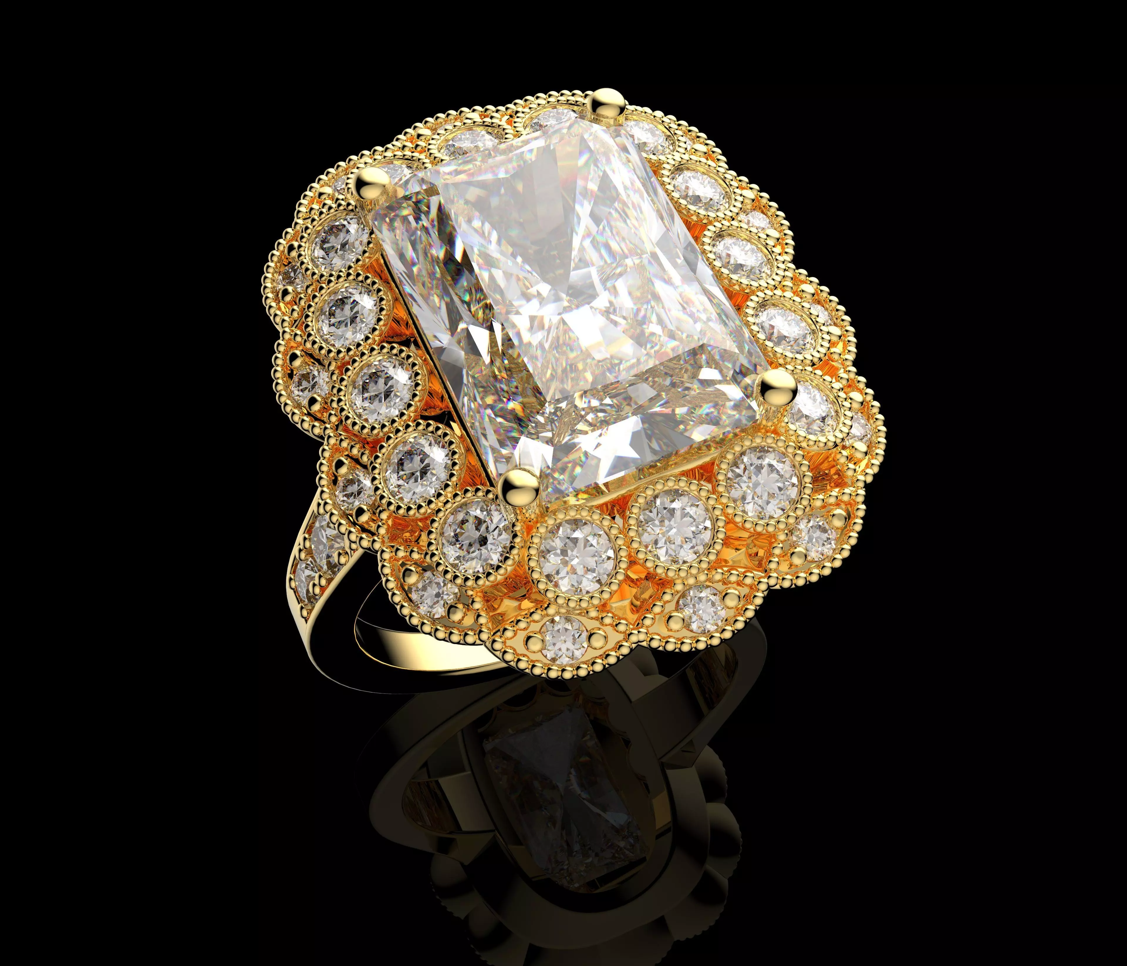 Gold N1571 3D print model_6