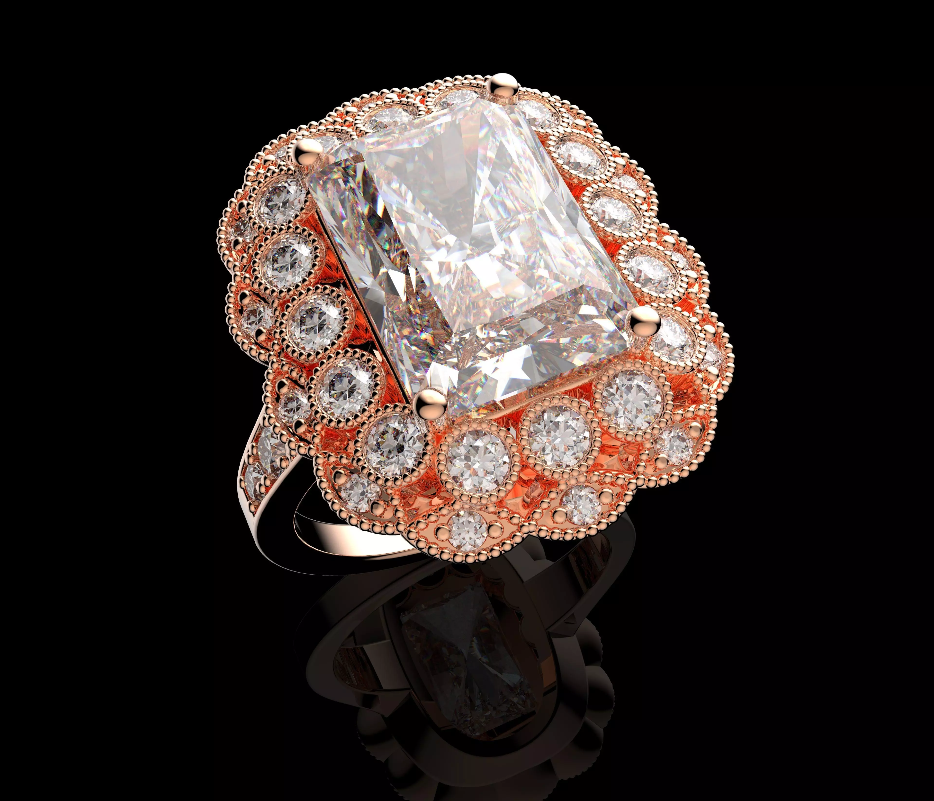 Gold N1571 3D print model_5