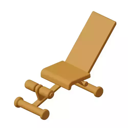 Plastic Gym Bench Press Toy