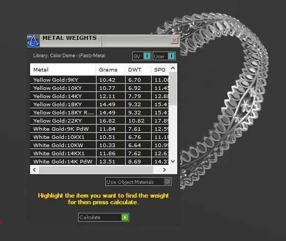 1189 Leaf Loom Elegance Bangle 12gm 3D print model_4