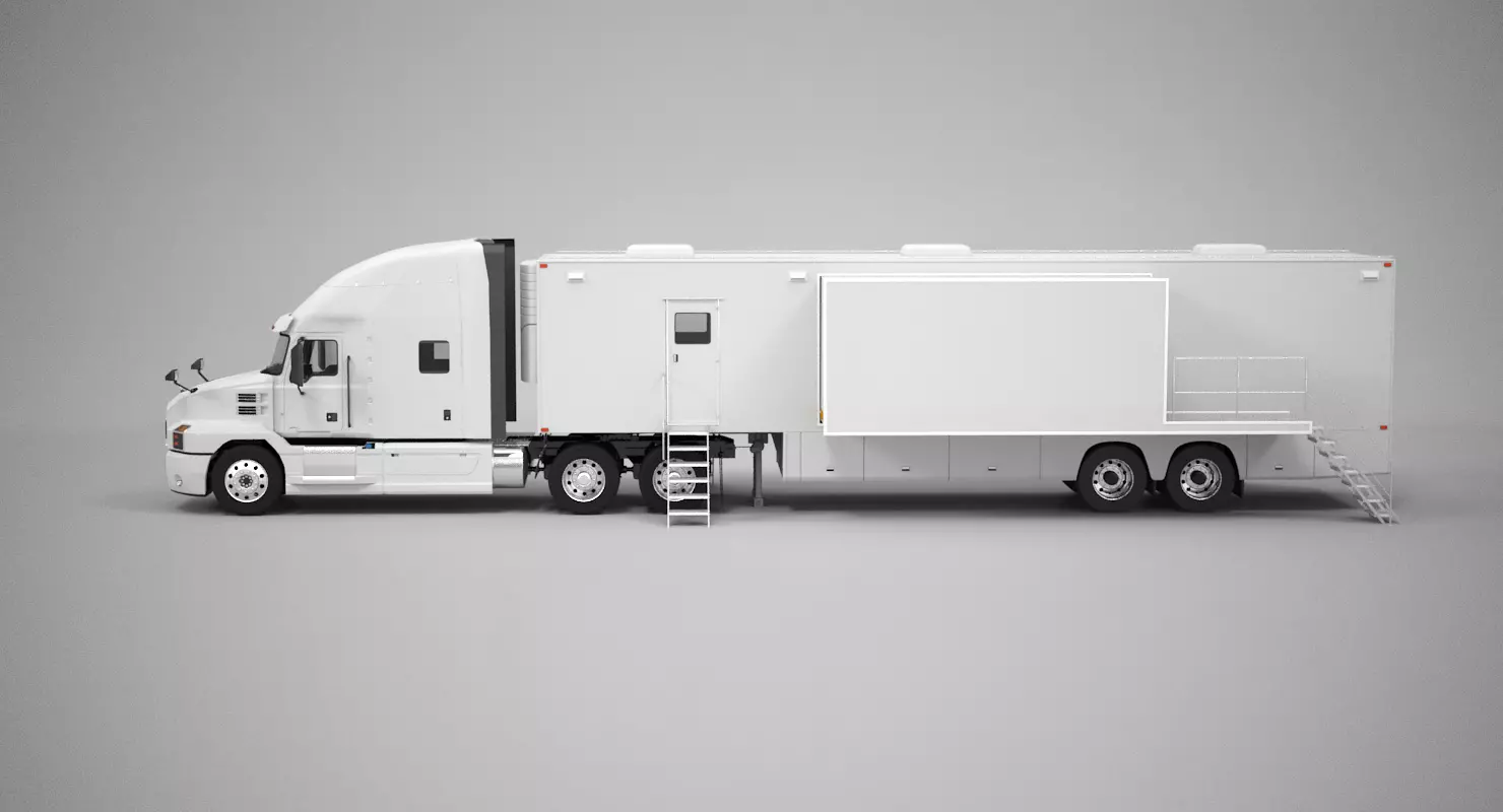 Exhibition Semi Truck 3D model