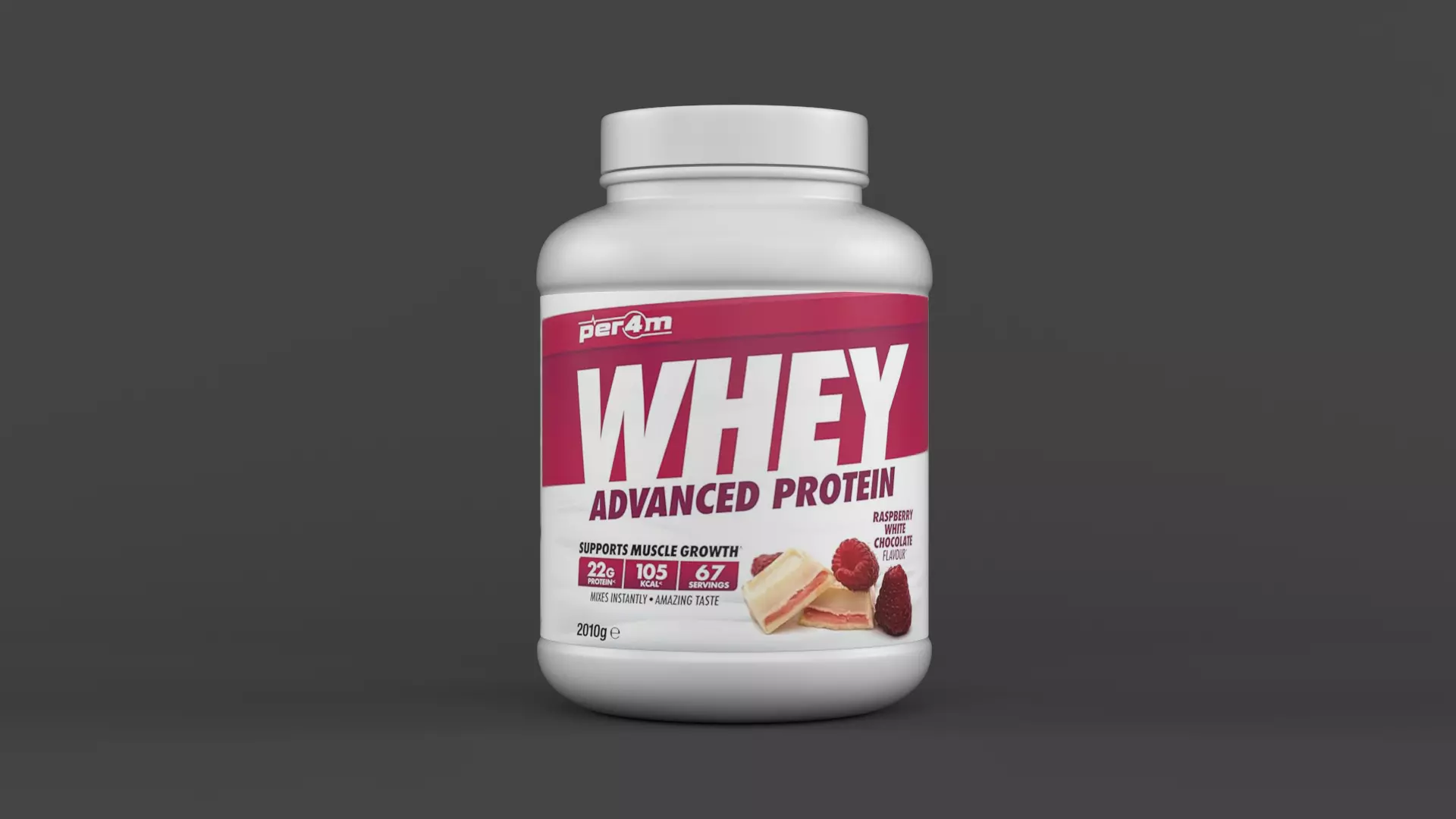 Protein Powder 3D model_1