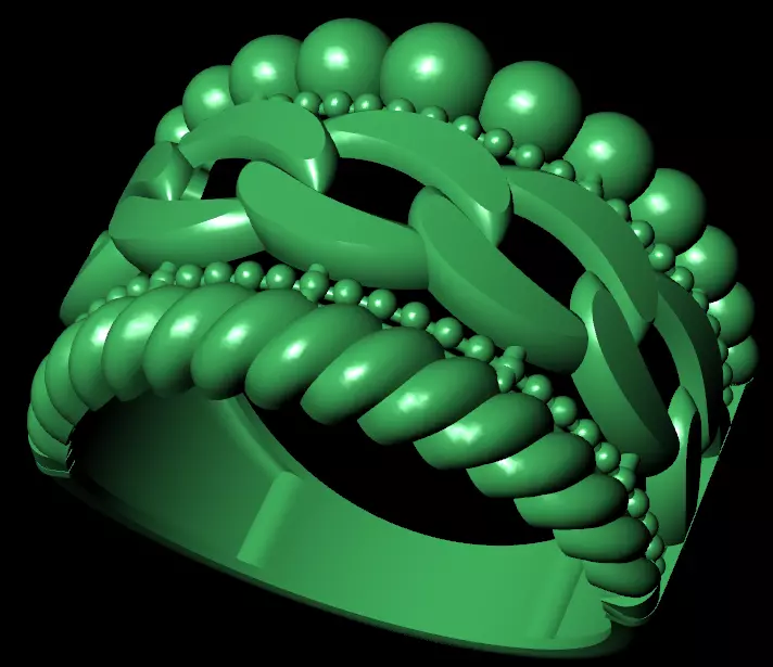 Rings 3D print model_2