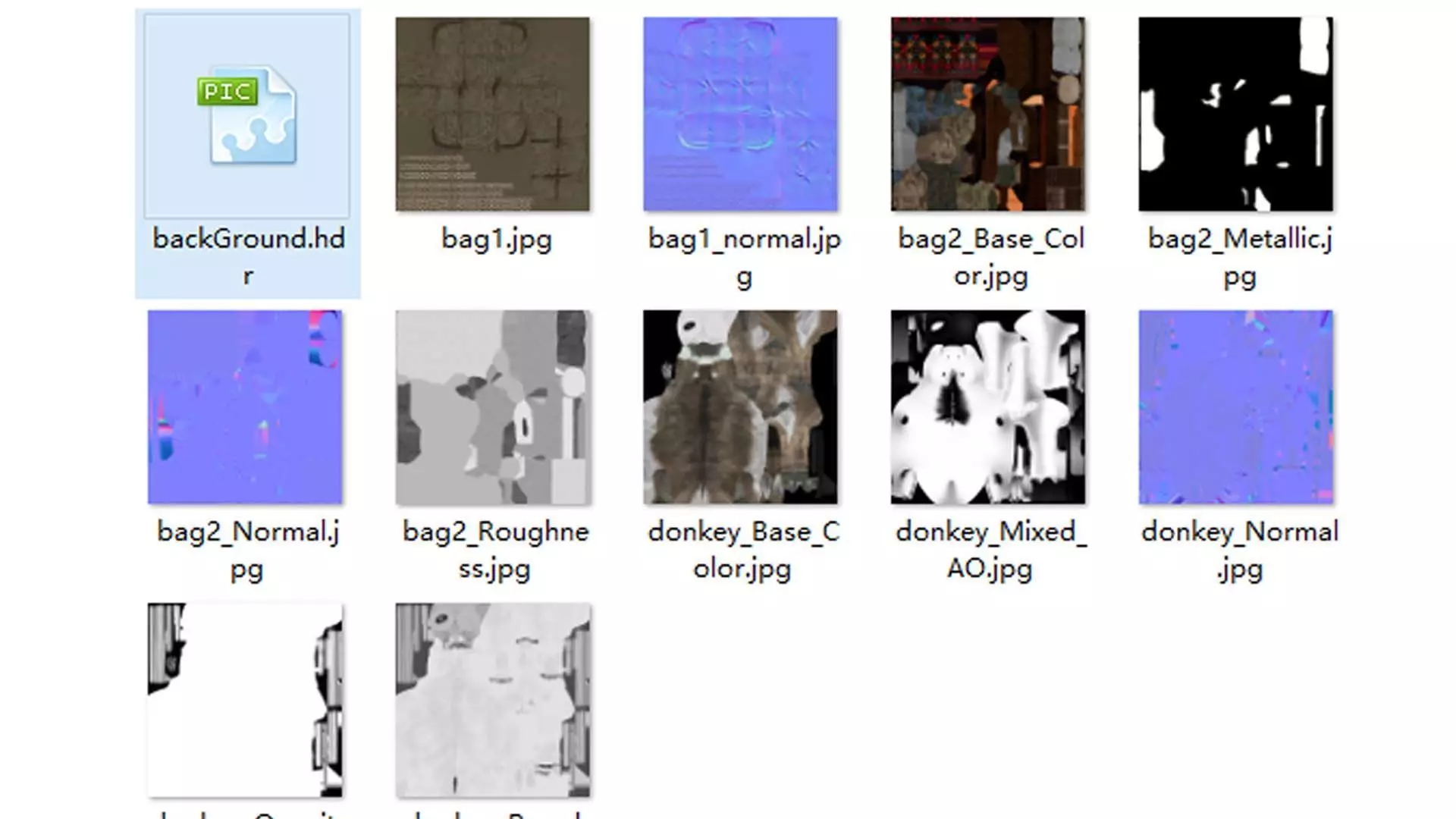 donkey Low-poly 3D model_15