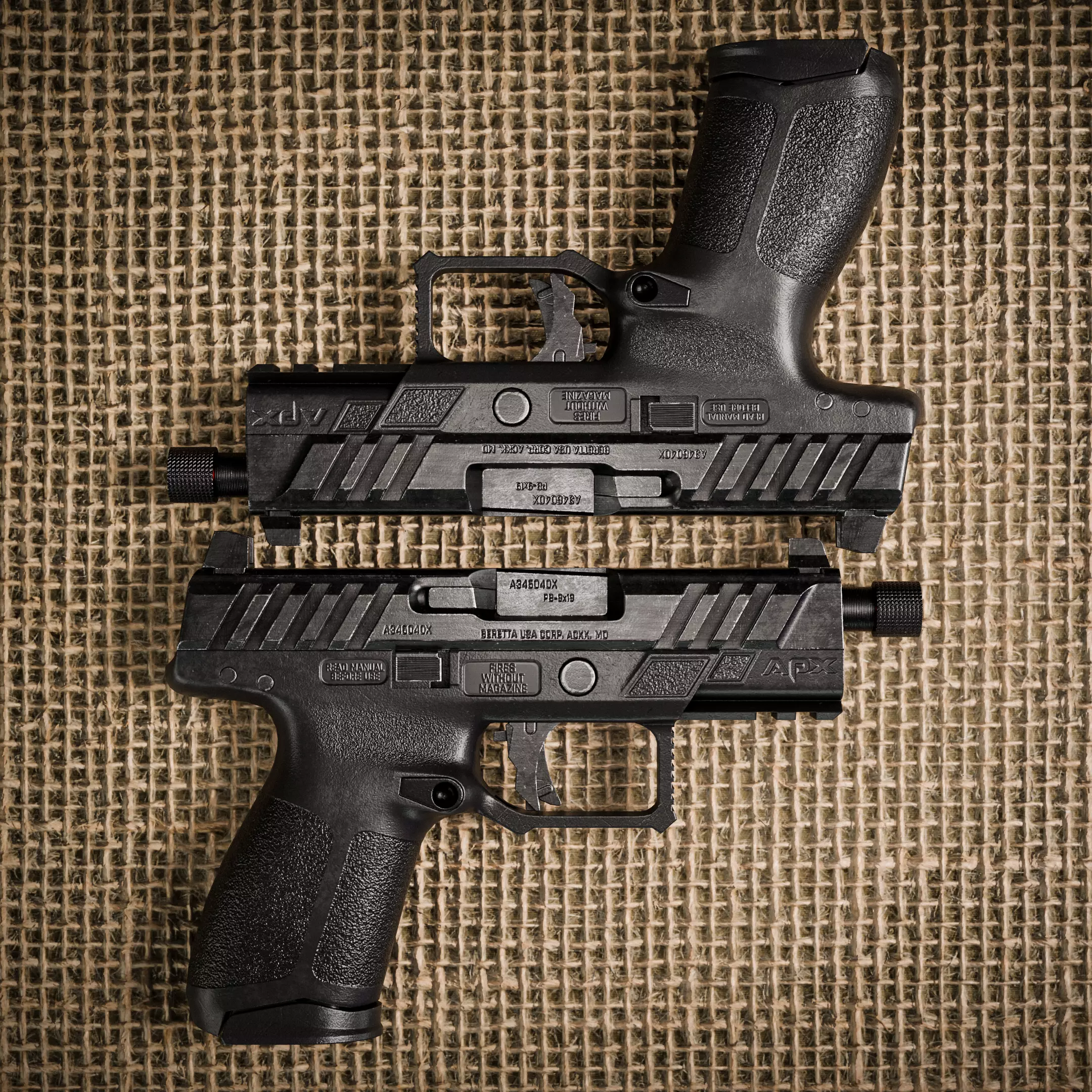 APX Beretta Low-poly 3D model_0