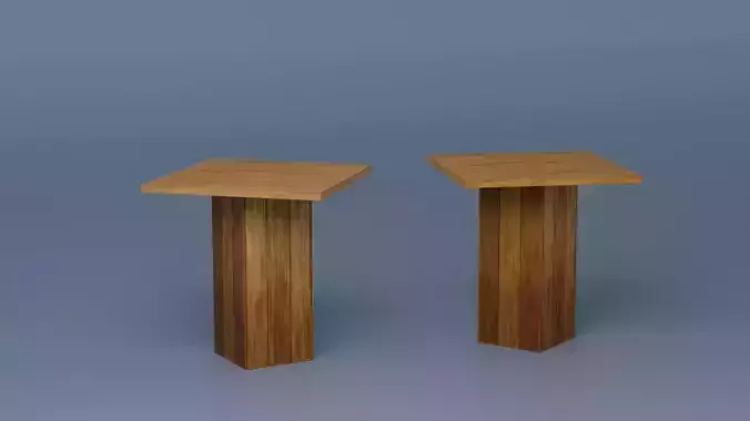 Christmas Bar Table I Bar Stand - Stylized 3D Asset