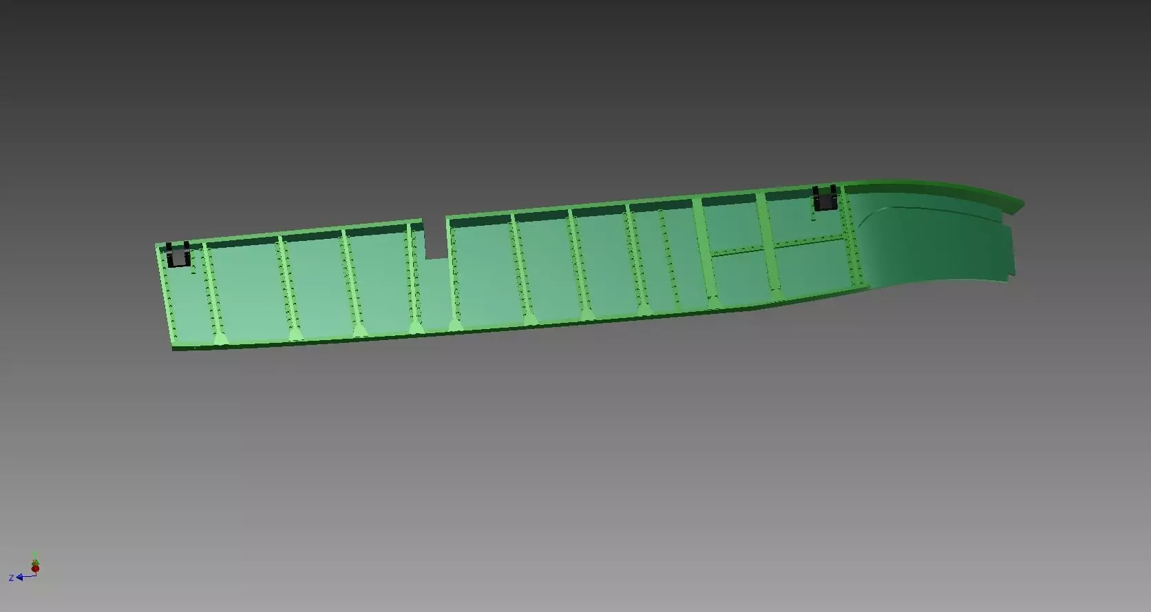 Spitfire details and acessories  flaps 3D print model_7