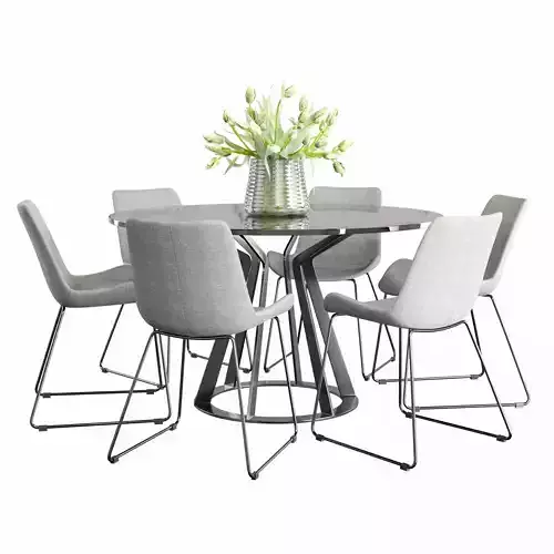 Dining table and chair set