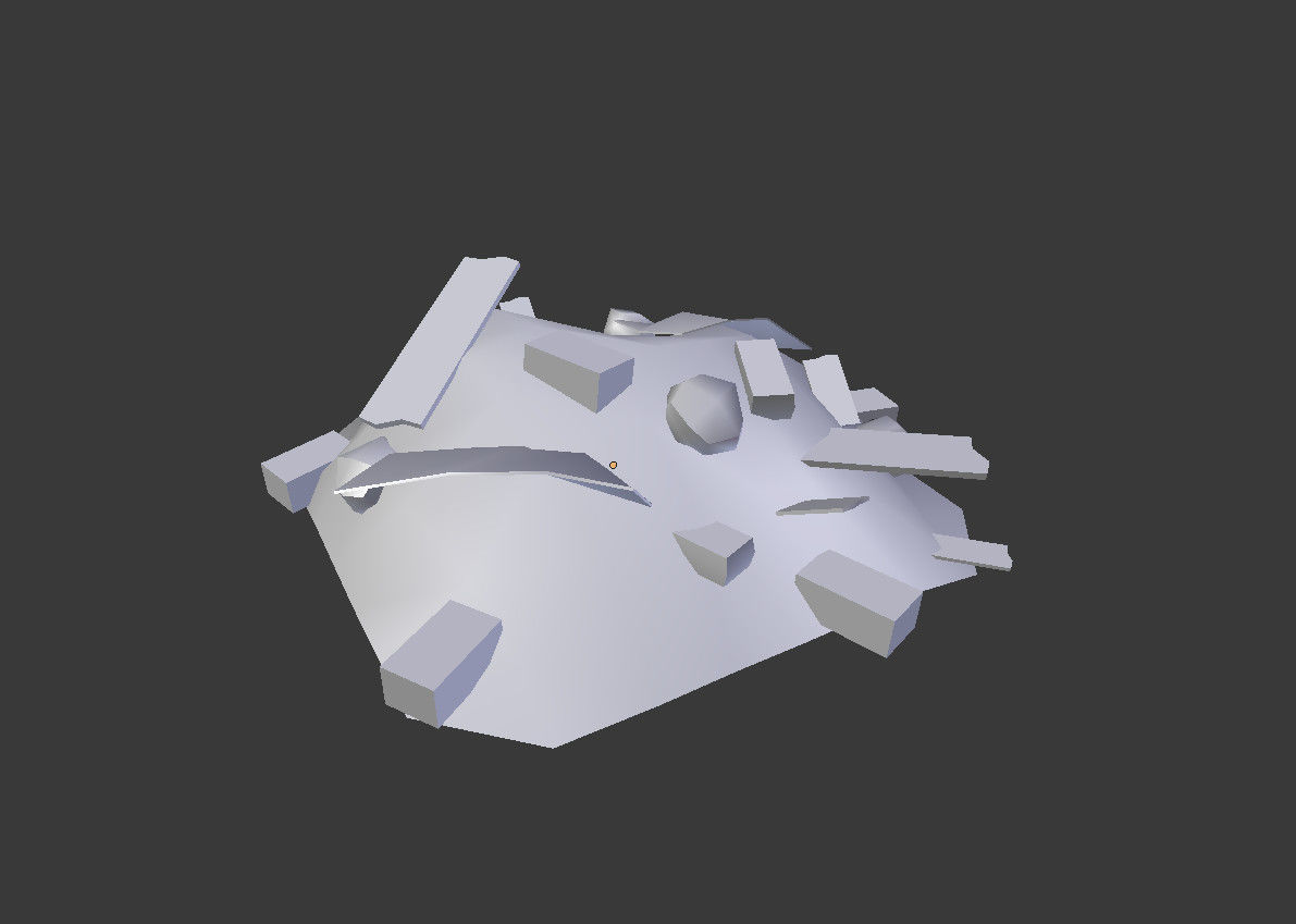 Debris Pile Low-poly 3D model_4