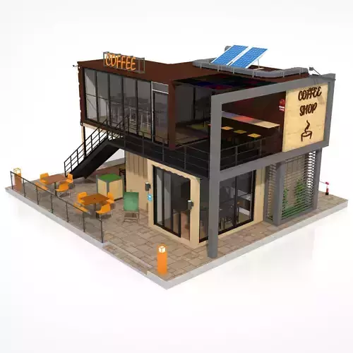 Shipping Container Coffee Shop