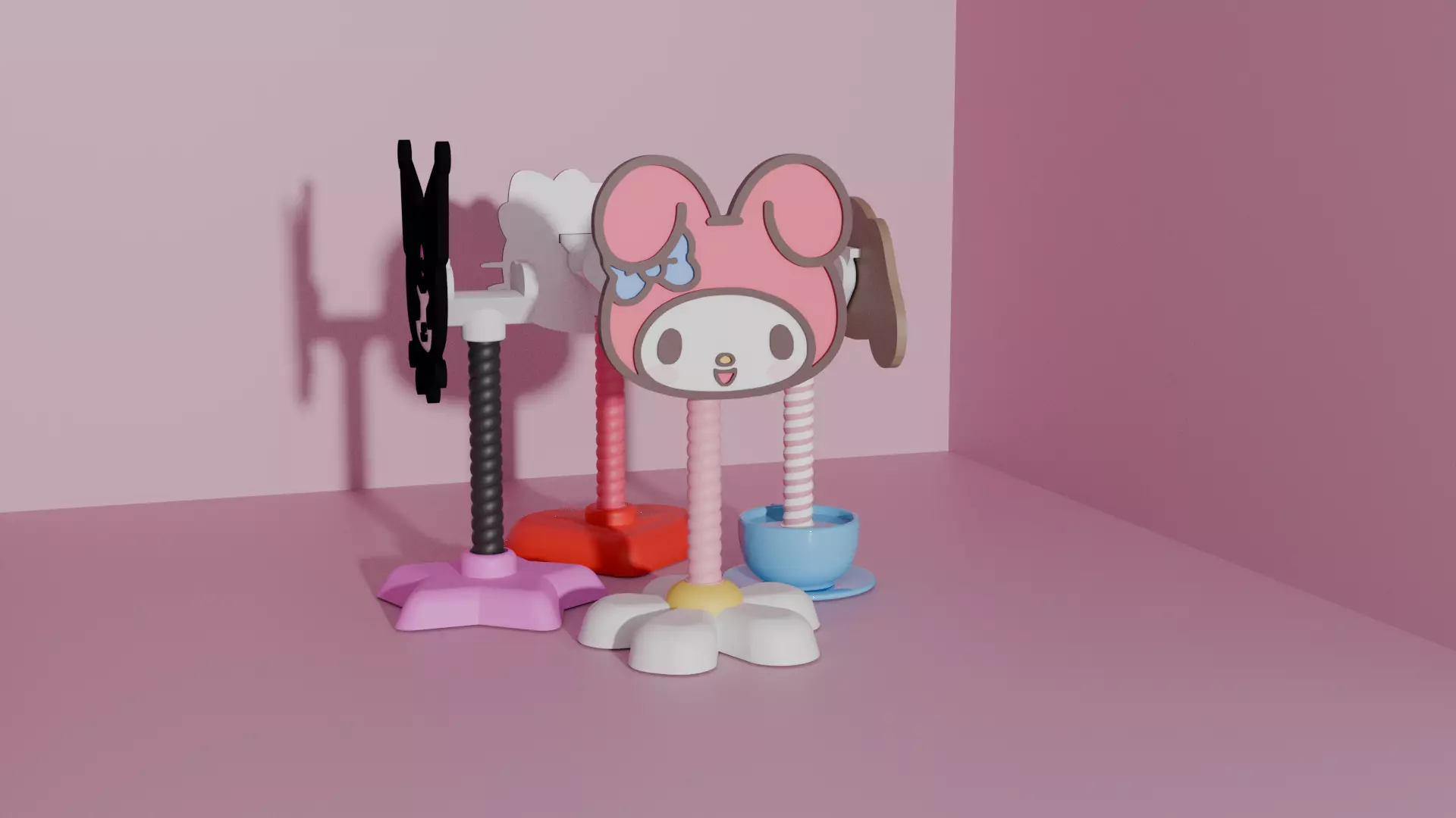 My Melody Headphone Stand 3D print model_2