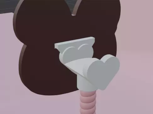 My Melody Headphone Stand 3D print model_3