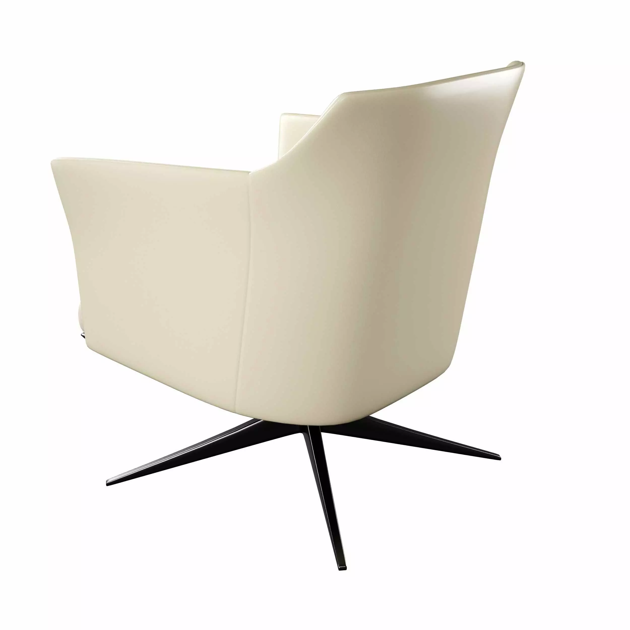 Leather Office Chair 3D model_3