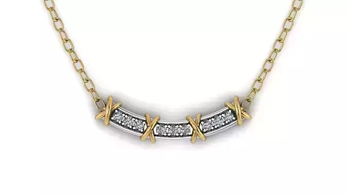 Tiffany x pendant orignal 3d printable