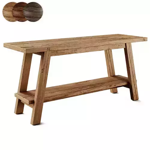 Kave Home Safara Cracked wood Bench