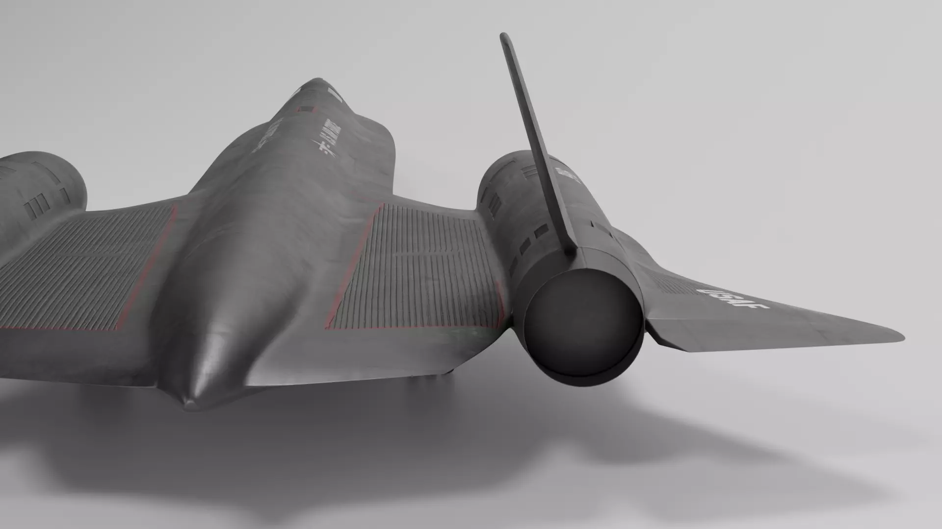 Lockheed SR-71 Blackbird 3D Model Highpoly Low-poly 3D model_12