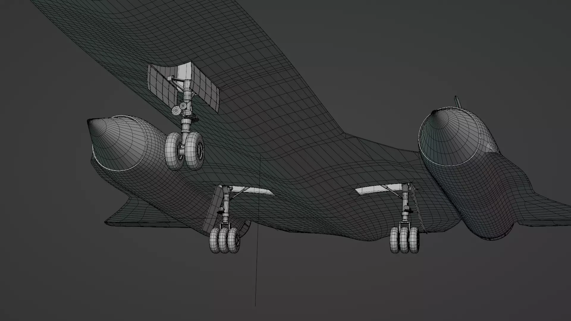 Lockheed SR-71 Blackbird 3D Model Highpoly Low-poly 3D model_16